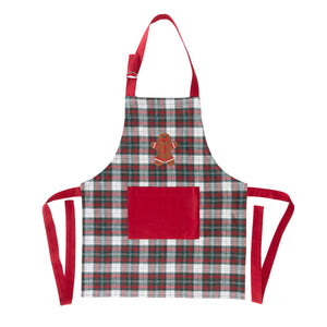 Grembiule in Cotone Fantasia Natalizia - Pandizenzero