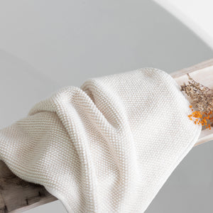Coordinato Asciugamani in Spugna di Puro Cotone - Pearls