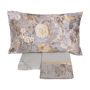 Completo Lenzuola in Raso Di Cotone Fantasia Floreale - Protea