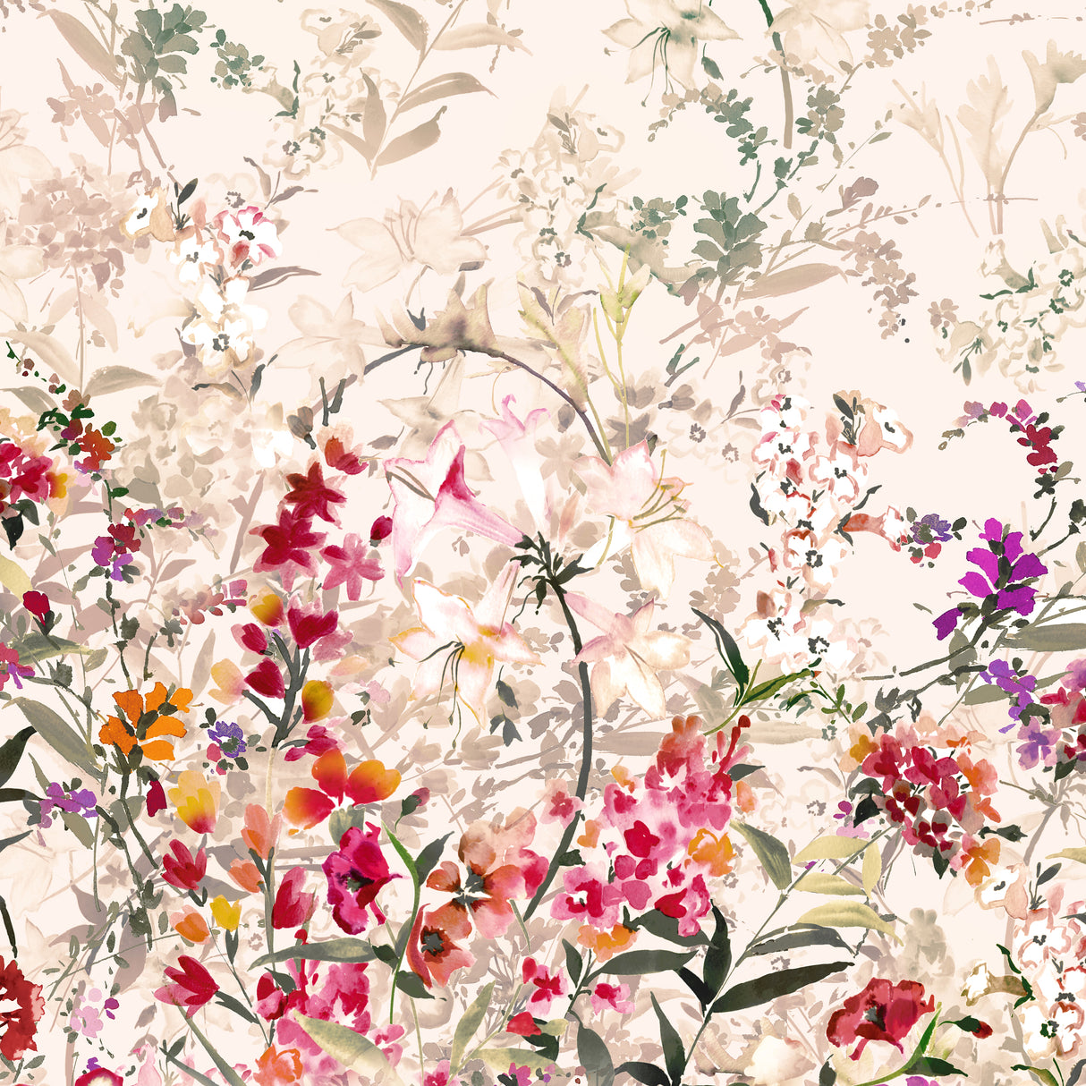 Parure Copripiumino in Percalle di Cotone con Stampa Floreale - Bloomscape