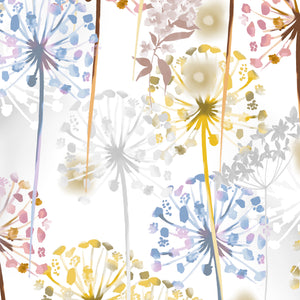 Parure Copripiumino in Percalle di Cotone con Stampa Floreale - Asteria