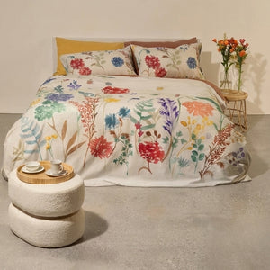 Parure Copripiumino in Percalle di Cotone Fantasia - Pistilli