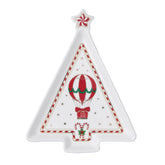 Piatto da Portata a forma di Abete in Porcellana - Christmas Wonderland 