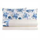 Completo Lenzuola in Percalle di Cotone Stampa Floreale - Romance