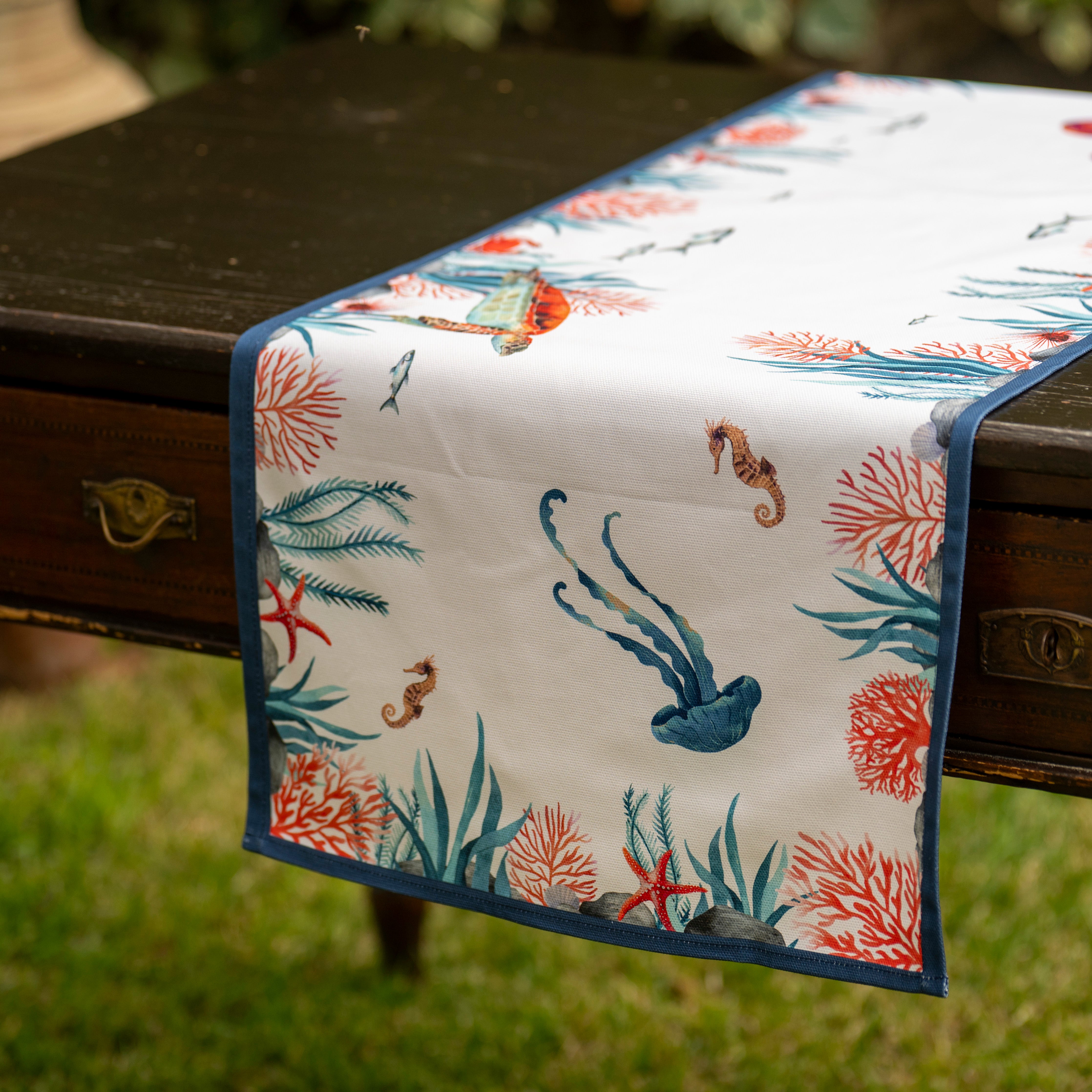 Runner in Puro Cotone - Fondale Marino