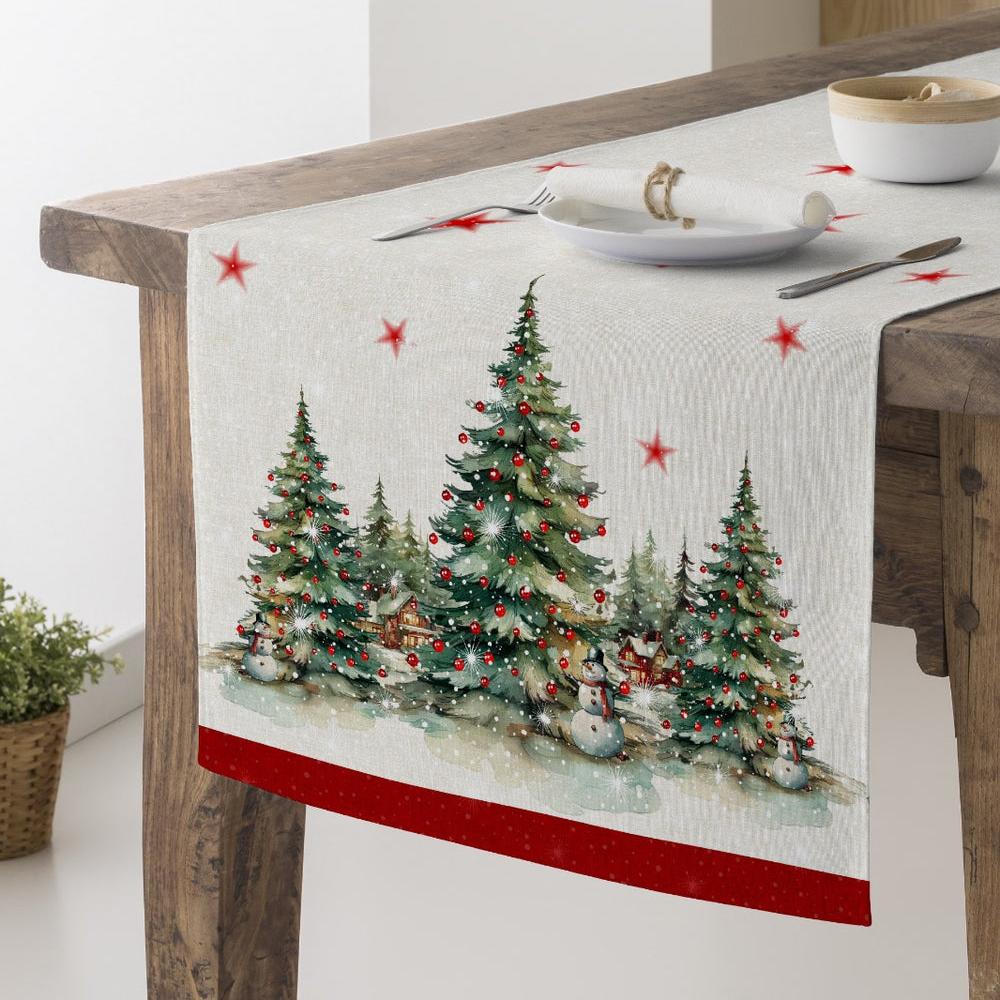 Runner in Puro Cotone Fantasia - Rudolph