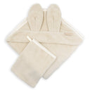 Set Accappatoio a Triangolo da Neonato in Spugna di Bambù Organico con Guanto  - Ari