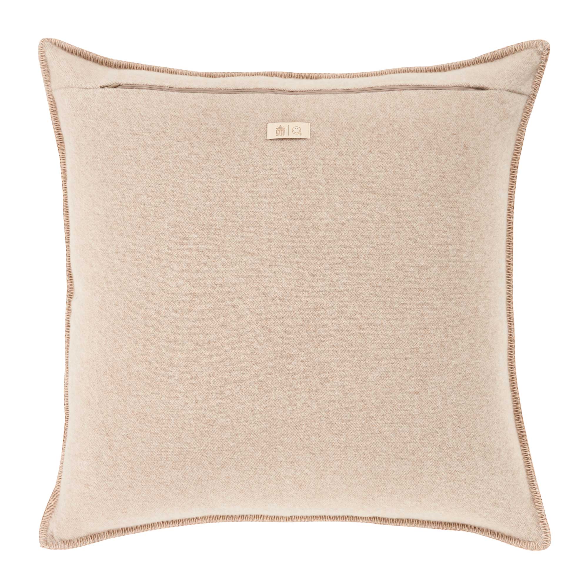 Copricuscino in Lana con Lavorazione Jacquard - Pattern