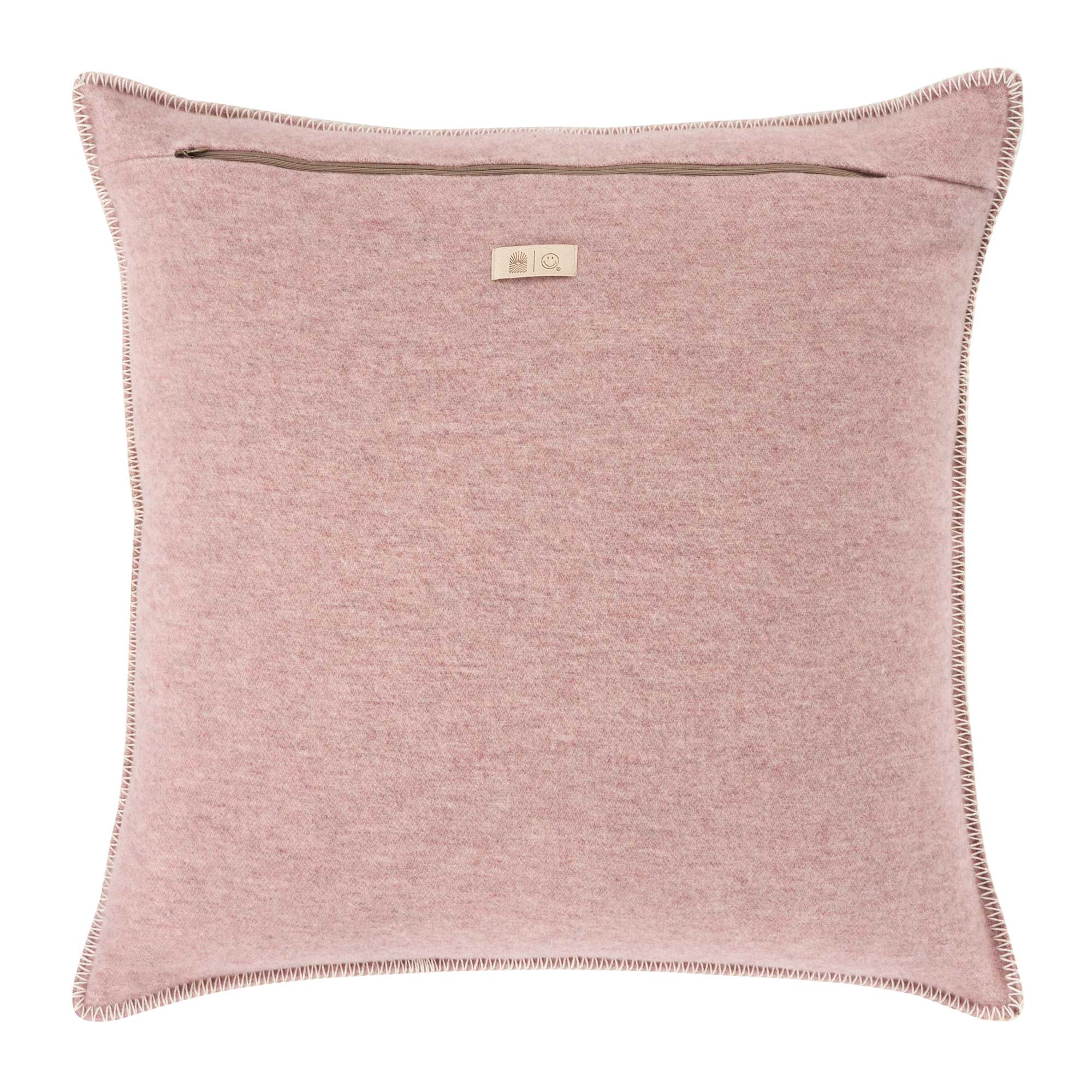 Copricuscino in Lana con Lavorazione Jacquard - Pattern