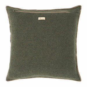 Copricuscino in Lana con Lavorazione Jacquard - Pattern