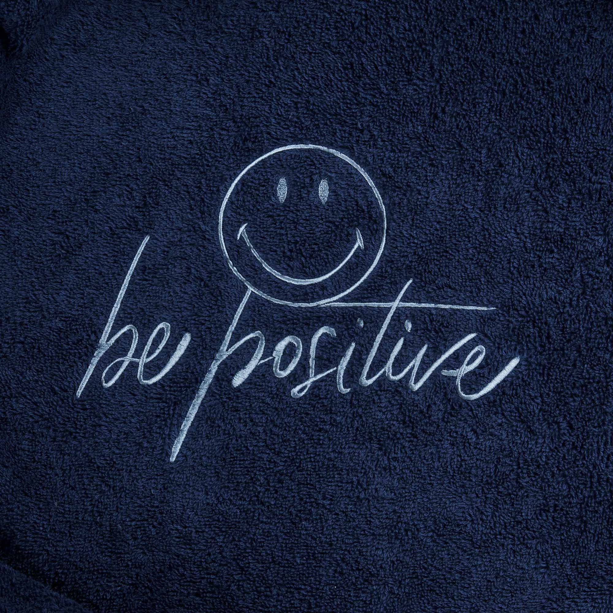 Telo Bagno in Spugna di Cotone Ricamato - Be Positive