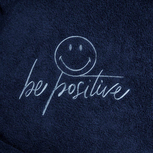 Telo Bagno in Spugna di Cotone Ricamato - Be Positive