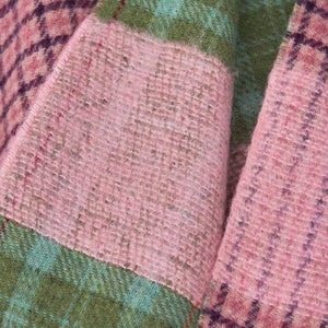 Plaid in Lana Fantasia Check - Soleil