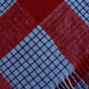 Plaid in Lana Fantasia Check - Soleil