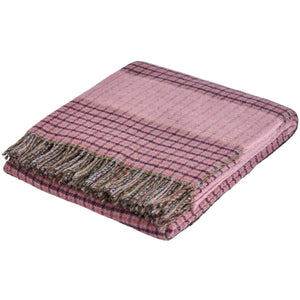 Plaid in Lana Fantasia Check - Soleil