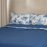 Completo Lenzuola in Flanella di Cotone con Balza in Percalle - Sanderson 
