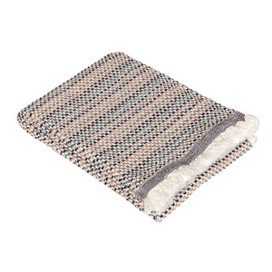 Plaid in Puro Cotone Tinto in Filo - Telaio