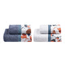 Set 2 Coppie in Spugna di Cotone con Balza in Percalle - Taiga