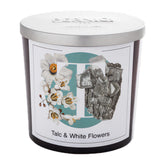 Candela Profumata Fragranza Fiori Bianchi - Talc & White Flowers