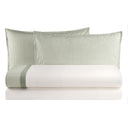 Completo Lenzuola in Puro Cotone con Bordo Rigato Tinto in Filo - Taormina