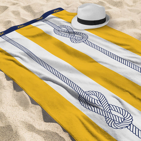 Telo Mare in Spugna di Puro Cotone Jacquard - Savoia