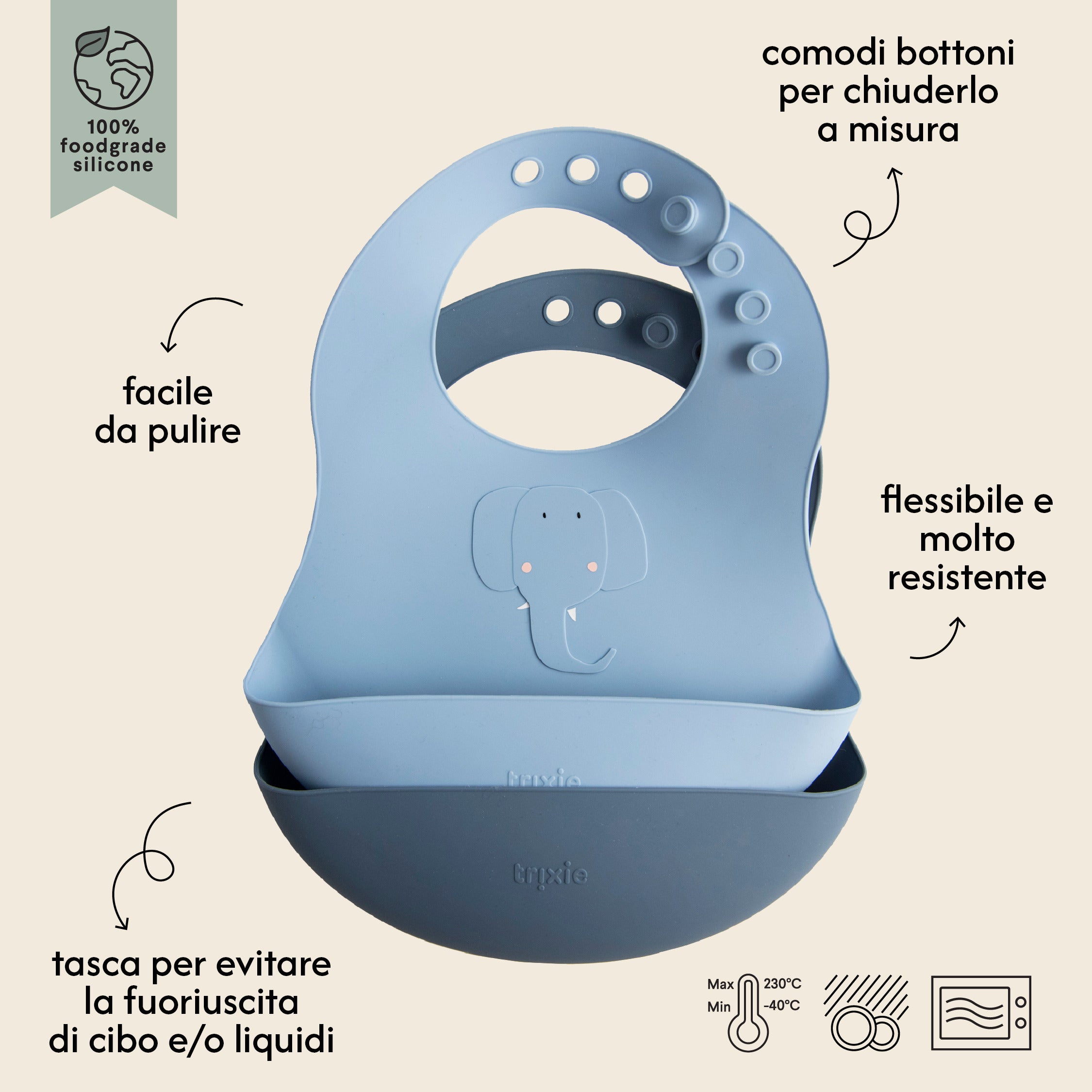 Cloche D-Wave a tesa larga iviera Paglia con fascia ricamata blu e Cloche D-Wave a tesa larga iviera Paglia con fascia ricamata blu e
