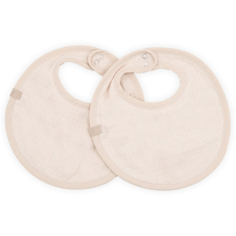 Set 2 Bavaglini in Cotone e Spugna di Bambù Organico - Waffle