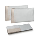 Completo Copripiumino in Raso di Cotone con Balza a Contrasto - Williamsburg