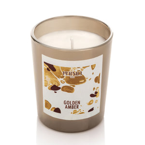 Candela Profumata Fragranza Ambra e Zafferano - Golden Amber