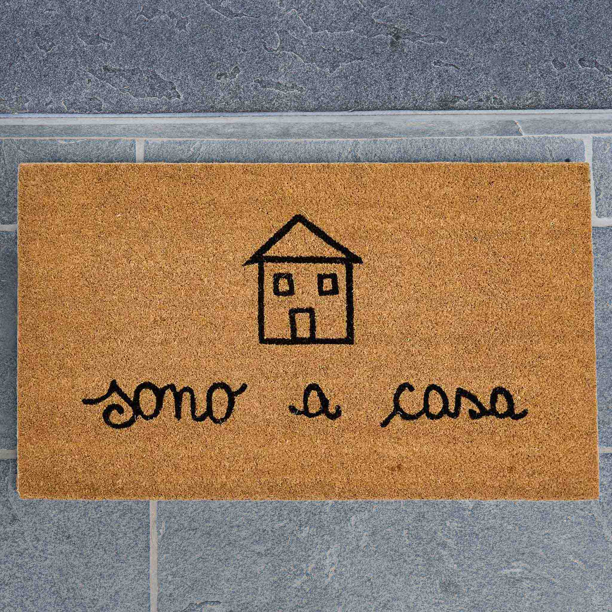 Zerbino in Fibra di Cocco Naturale e Gomma - Sono a Casa