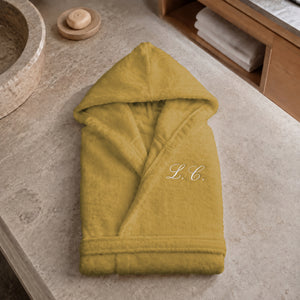 Accappatoio in Spugna con Cappuccio - Perla