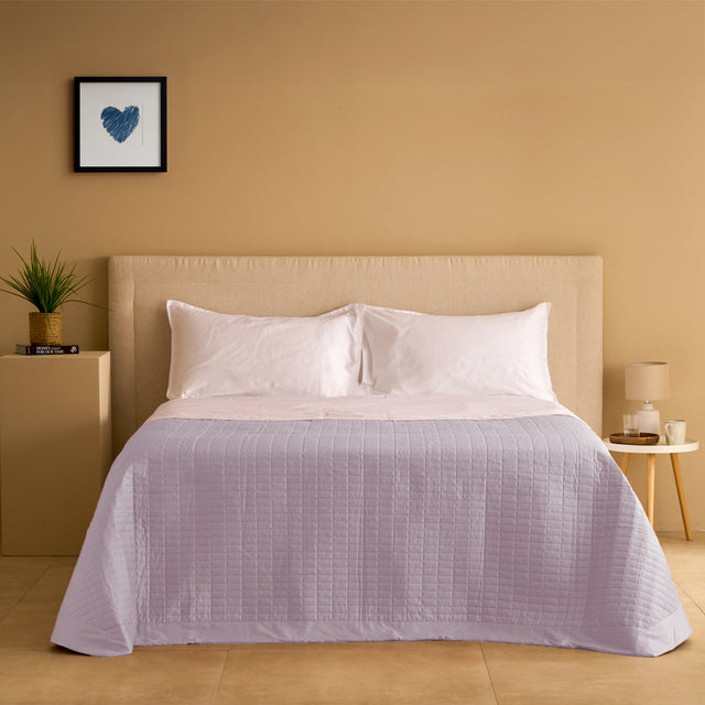 Trapuntino Leggero in Raso di Cotone - Smeraldo