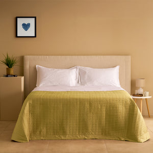 Trapuntino Leggero in Raso di Cotone - Smeraldo