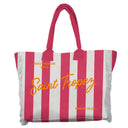 Borsa Mare o Trousse in Puro Cotone Rigata - Rayure