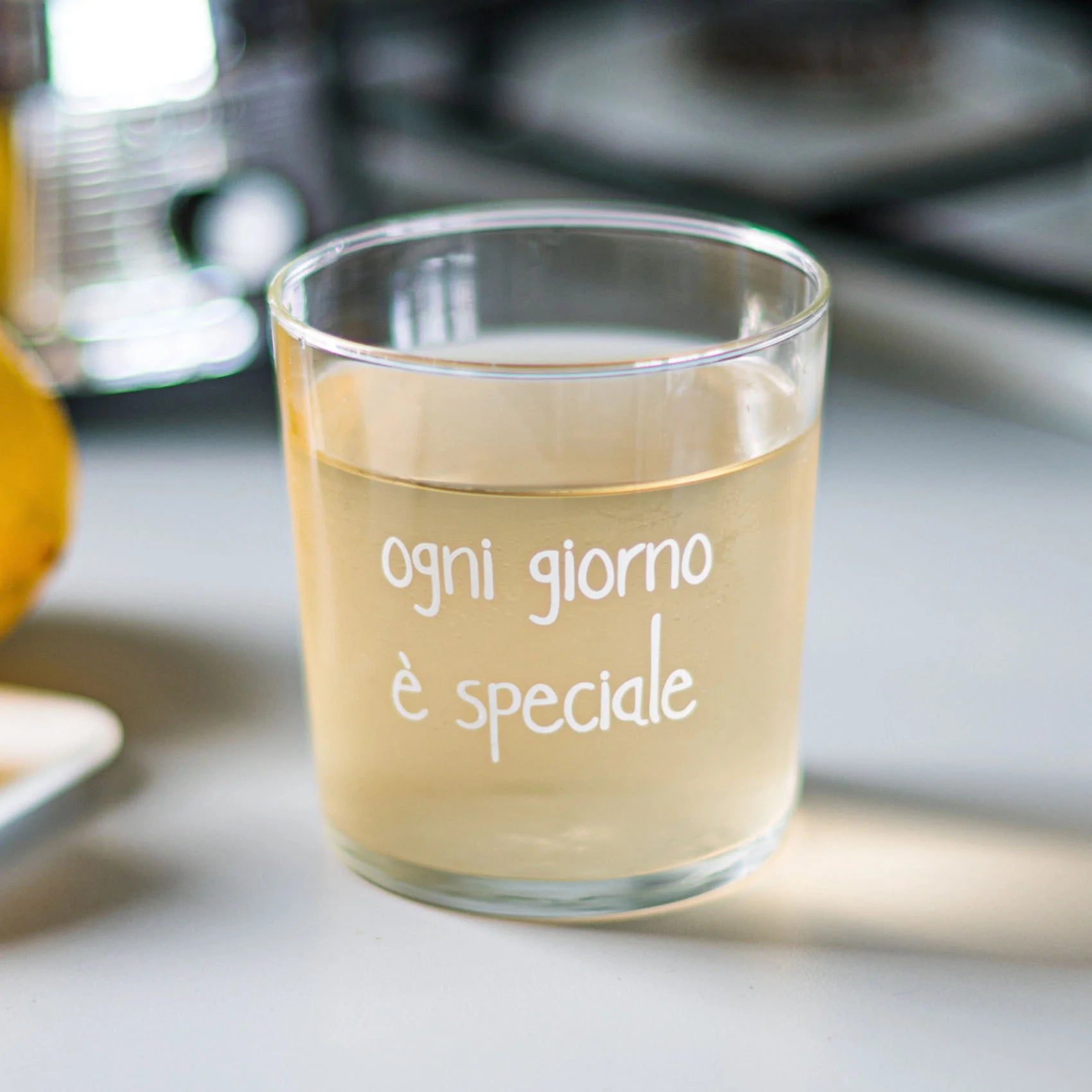 Set 6 Bicchieri in Vetro Temperato Serigrafati - Ogni Giorno è Speciale