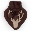 Borsa dell'acqua calda in Pile con Cuore Jacquard - Heart