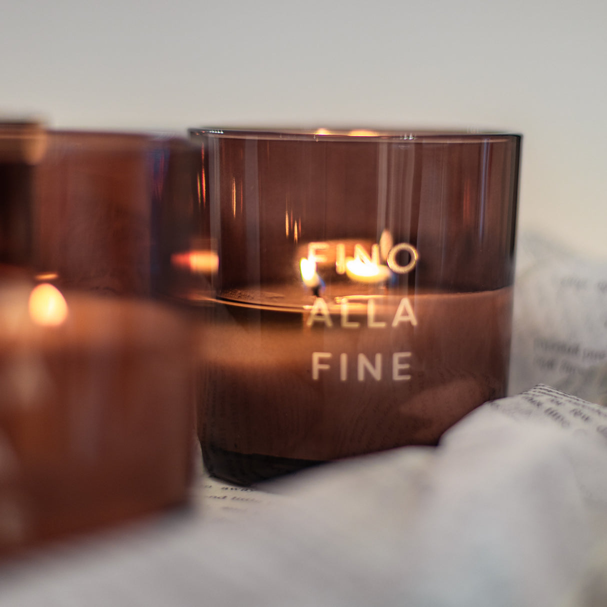 Candela Profumata Fragranza - Fino alla Fine
