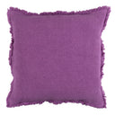 Cuscino in Cotone Stonewashed Jacquard Tinta Unita - Canestri