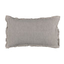 Cuscino in Cotone Stonewashed Jacquard Tinta Unita - Canestri