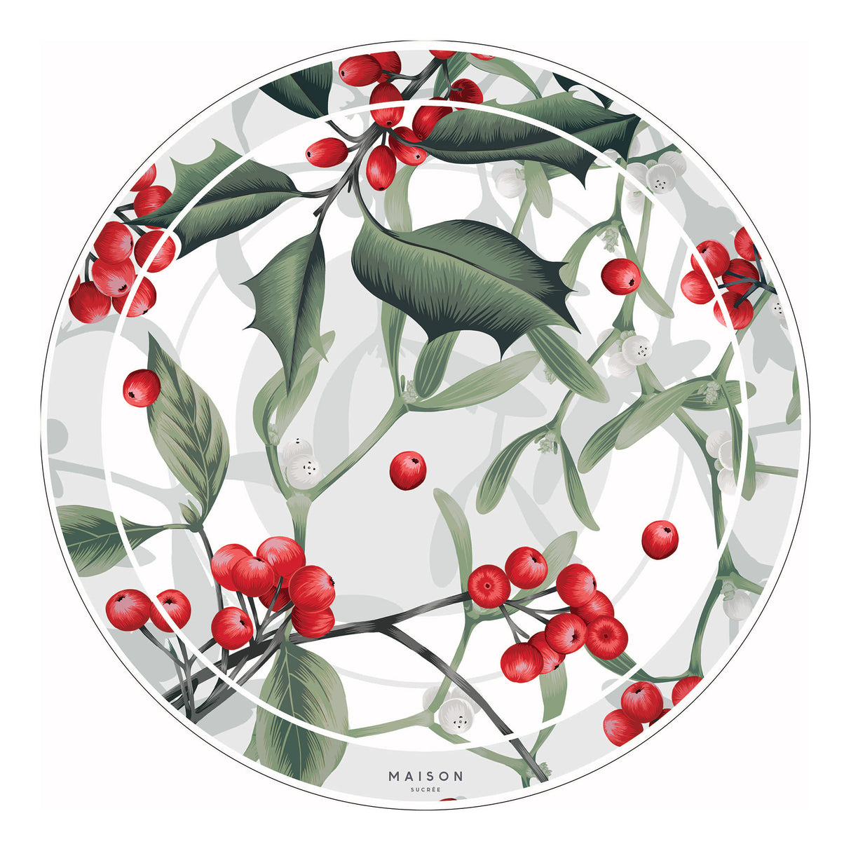 Sottopiatto in Vinile con Fantasia - Carillon