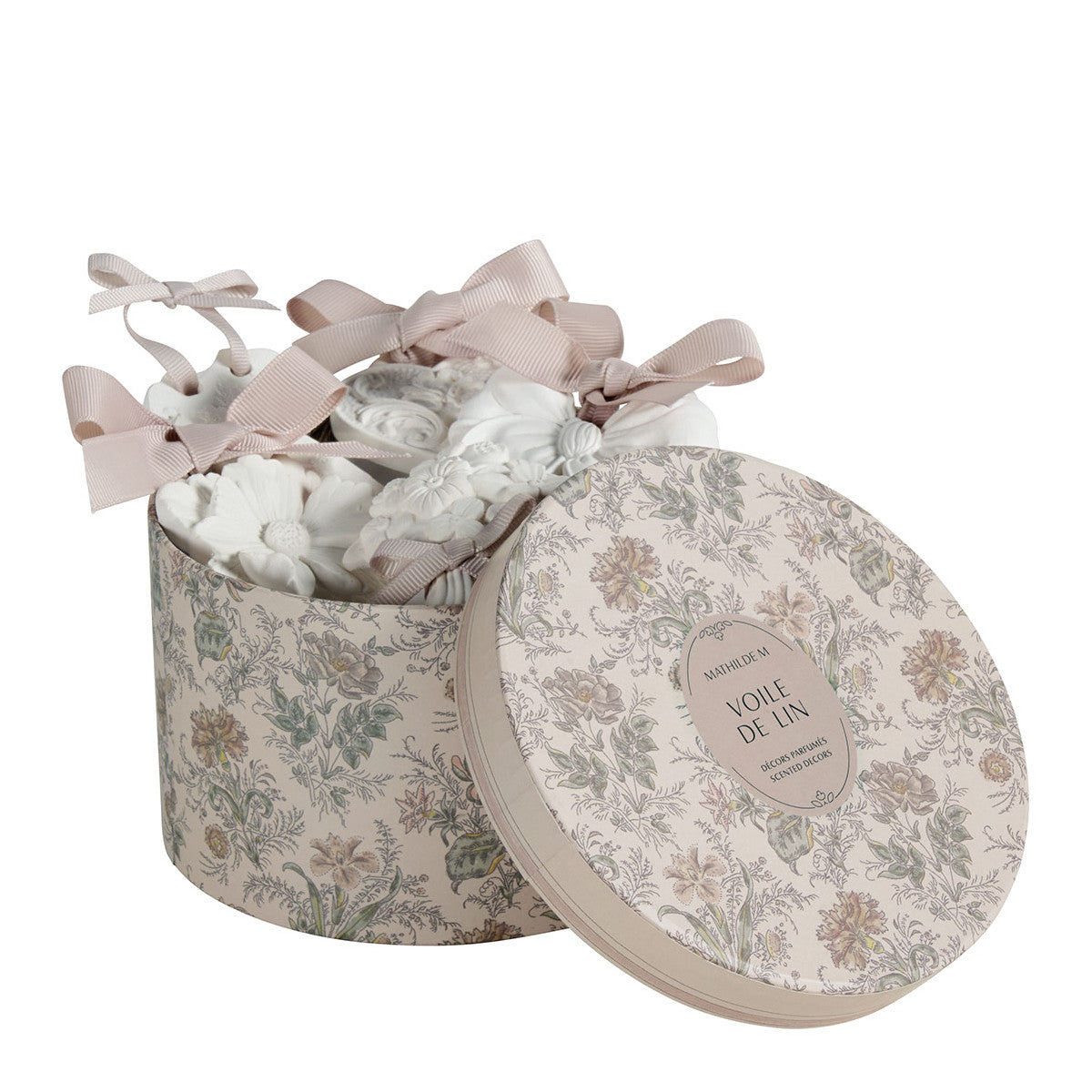 Cofanetto 5 gessi Profumati Fragranza Voile de Lin - Les Objets Parfumés