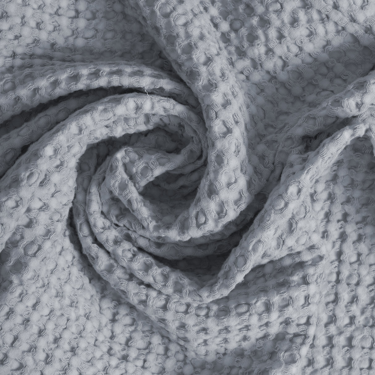 Coppia Nido d'Ape Stonewashed con Bordo in Lino - Jaspy