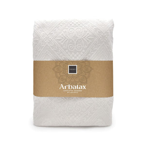 Copriletto in Puro Cotone con Fantasia Jacquard - Arbatax