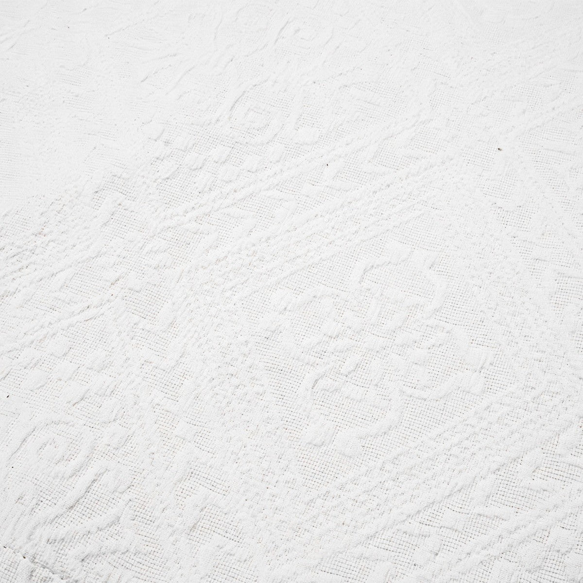 Copriletto in Puro Cotone con Fantasia Jacquard - Arbatax