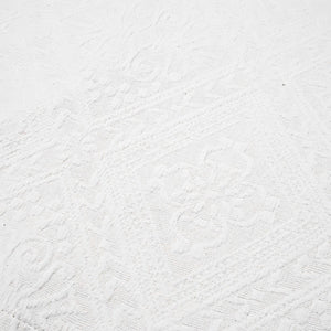 Copriletto in Puro Cotone con Fantasia Jacquard - Arbatax