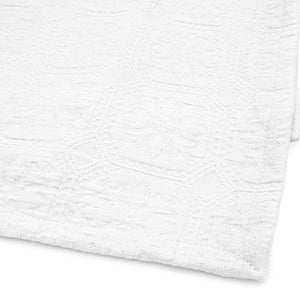 Copriletto in Puro Cotone con Fantasia Jacquard - Orosei