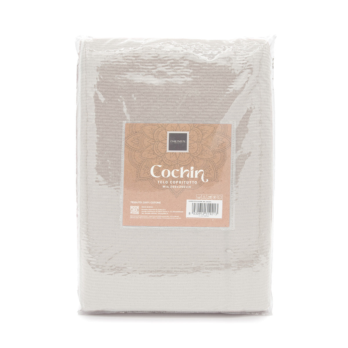 Copriletto in Cotone con Fantasia Rilievo - Cochin