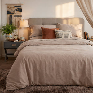 Parure Copripiumino di Cotone StoneWashed No Stiro - Daniel