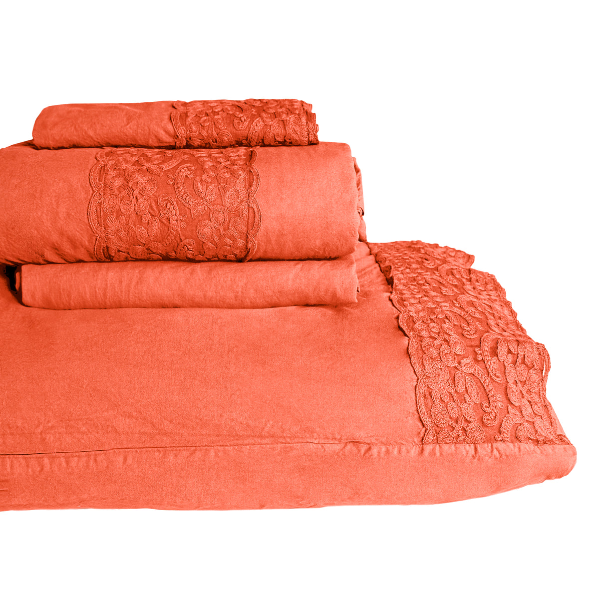 Completo Copripiumino 100% Puro Cotone StoneWashed - Bristol