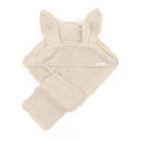 Set Accappatoio a Triangolo da Neonato in Spugna di Bambù Organico con Guanto  - Terry